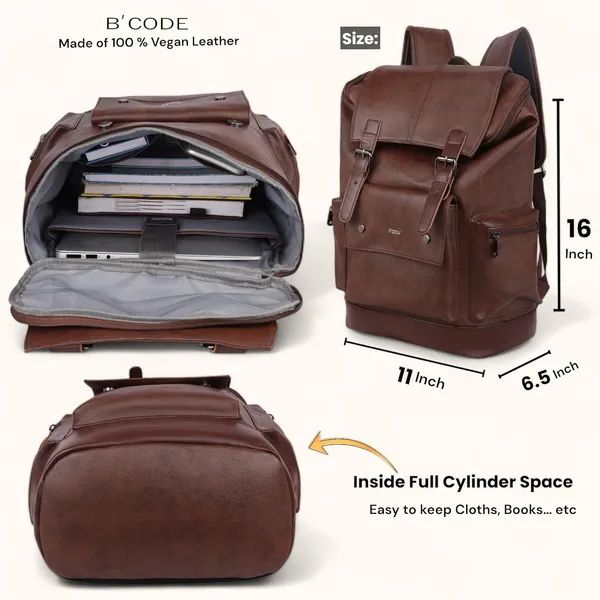 Brown_Laptop_Backpack_For_Unisex