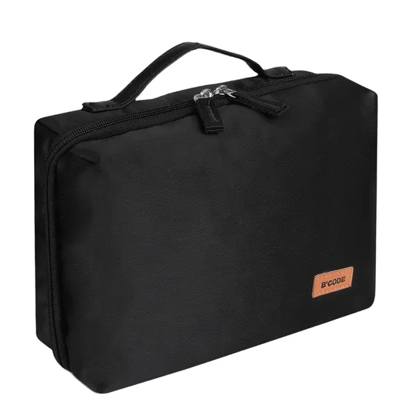 Black_Toiletry_Travel_Organizer_For_Unisex