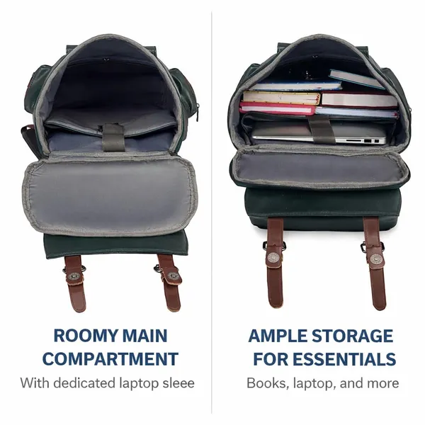 Ventro_Bottle_Green_Vegan_Leather_Laptop_Backpack_For_Unisex