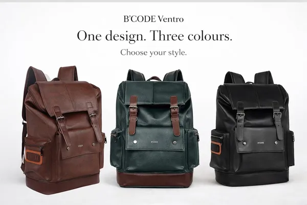 Ventro_Bottle_Green_Vegan_Leather_Laptop_Backpack_For_Unisex