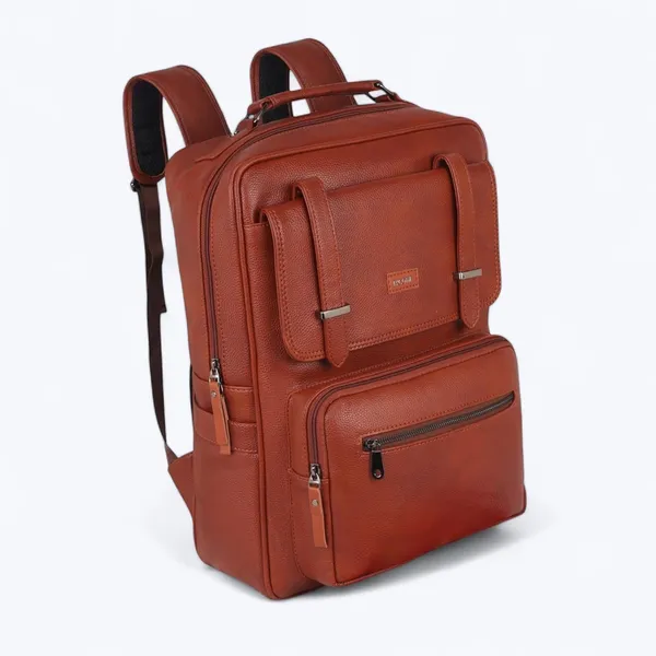 BCODE_Tan_Primepro_Laptop_Backpack_For_Unisex