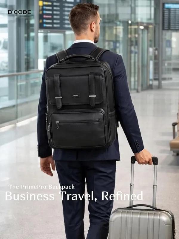 BCODE_Primepro_Black_Laptop_Backpack_For_Unisex