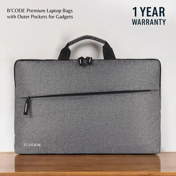 B'CODE_Premium_Grey_Laptop_Sleeve_Case_(15.6_Inch)_with_Soft_Padded_Protection_for_Men_&_Women