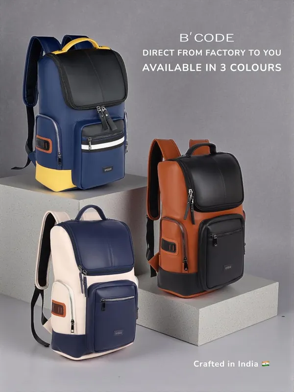 Black_Microfibre_Laptop_Backpack_With_Trolley_Sleeve_For_Unisex