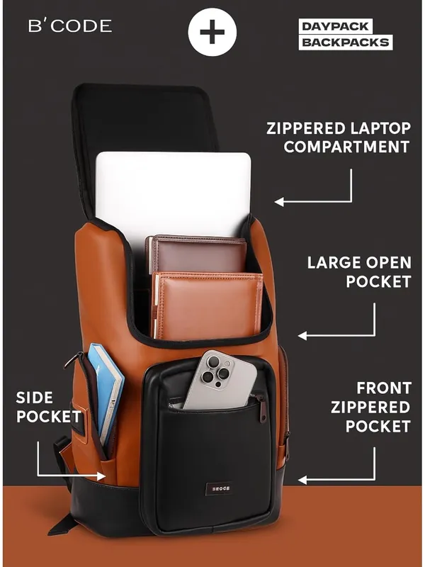 Black_Microfibre_Laptop_Backpack_With_Trolley_Sleeve_For_Unisex