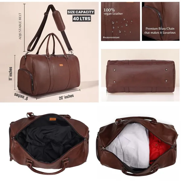 BCODE_SHOES_DUFFEL_Brown_Duffel_Bag_For_Unisex