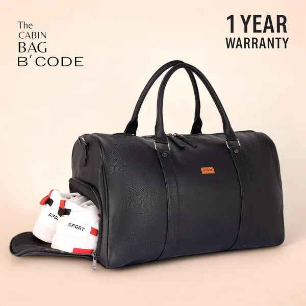 BCODE_SHOES_DUFFEL_Black_Duffel_Bag_For_Unisex