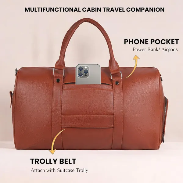 BCODE_SHOES_Tan_Duffle_Bag_For_Unisex