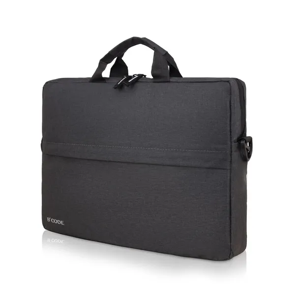 B'CODE_Premium_Black_Laptop_Bag_with_Handle_&_Detachable_Shoulder_Strap_for_Men_&_Women_(Fits_up_to_15.6_Inch_Laptops)