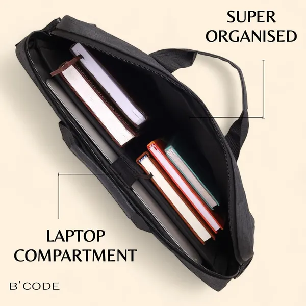 B'CODE_Premium_Black_Laptop_Bag_with_Handle_&_Detachable_Shoulder_Strap_for_Men_&_Women_(Fits_up_to_15.6_Inch_Laptops)