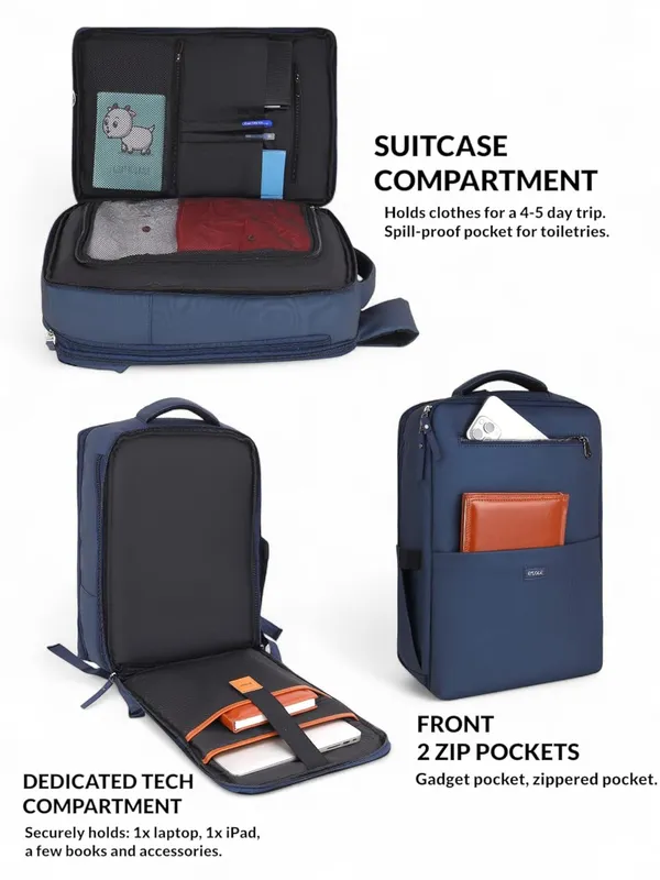 Navy_Leather_Laptop_Backpack_For_Unisex