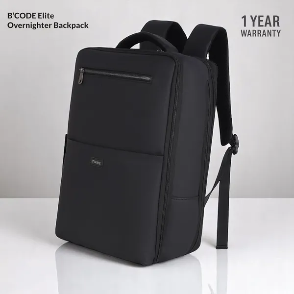 BCODE_OVERNIGHTER_Matte_Black_Leather_Laptop_Backpack_For_Unisex
