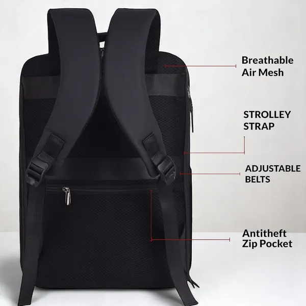 BCODE_OVERNIGHTER_Matte_Black_Leather_Laptop_Backpack_For_Unisex
