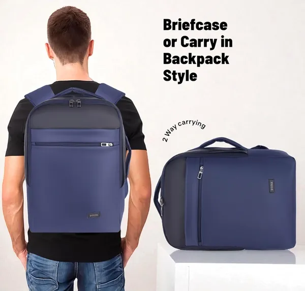 BCODE_AIRPRO_Blue_Laptop_Backpack_With_Cordura_And_Vegan_Leather_For_Unisex