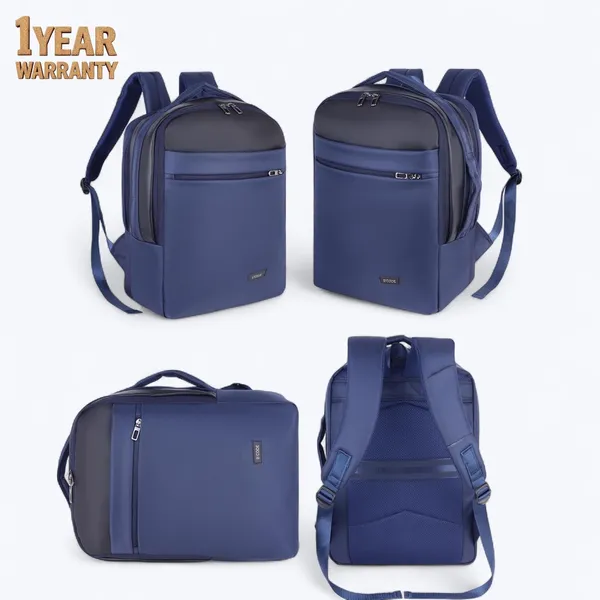 BCODE_AIRPRO_Blue_Laptop_Backpack_With_Cordura_And_Vegan_Leather_For_Unisex