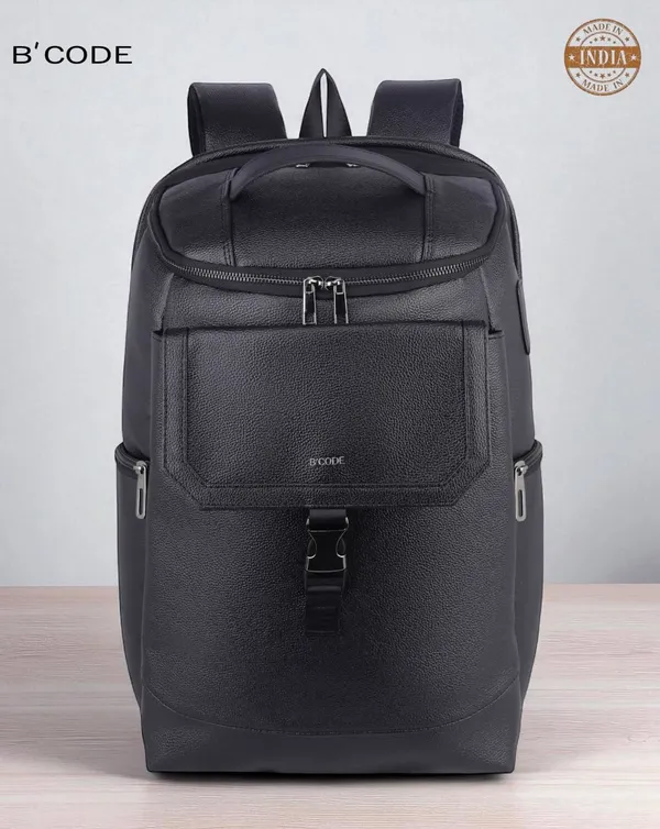 B'CODE_Duron_15.6_Inch_Premium_Laptop_Backpack_with_Cordura_Fabric_&_Vegan_Leather_Accents_for_Men_&_Women