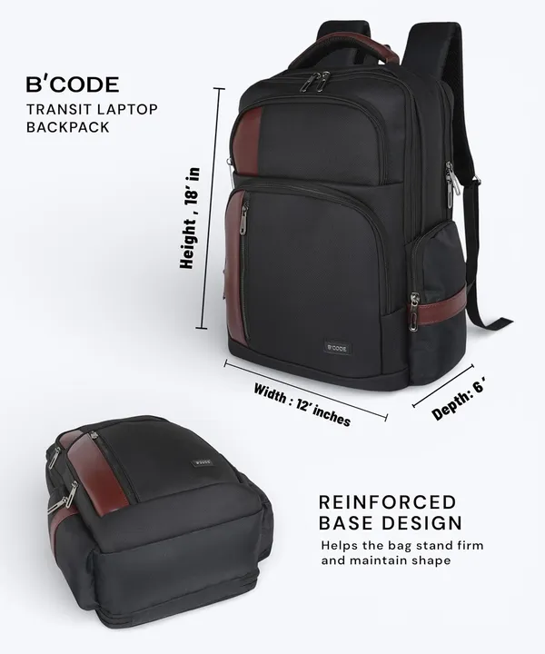 BCODE_TRANSITE_Brown_Laptop_Backpack_For_Unisex