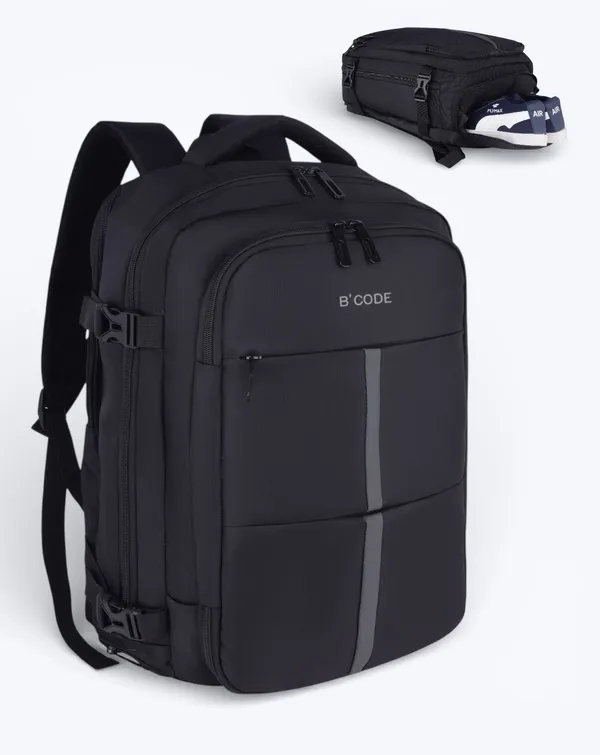 B'CODE_TravelMate_40L_Water-Resistant_Travel_Laptop_Backpack_for_Men_&_Women_(15.6_Inch)
