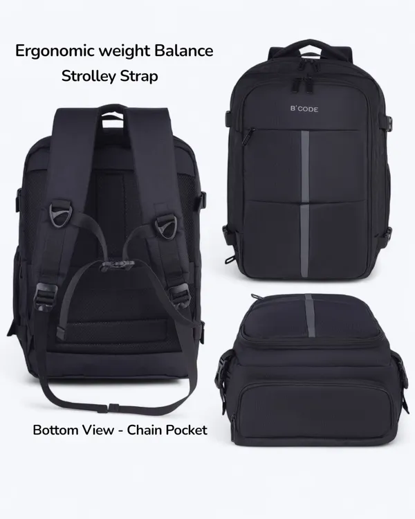 B'CODE_TravelMate_40L_Water-Resistant_Travel_Laptop_Backpack_for_Men_&_Women_(15.6_Inch)