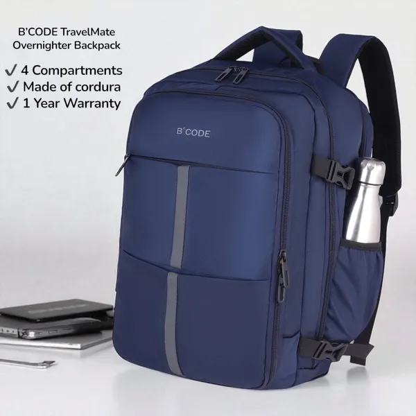 B'CODE_TravelMate_40L_Water-Resistant_Laptop_Backpack_for_Men_&_Women_(15.6_Inch)