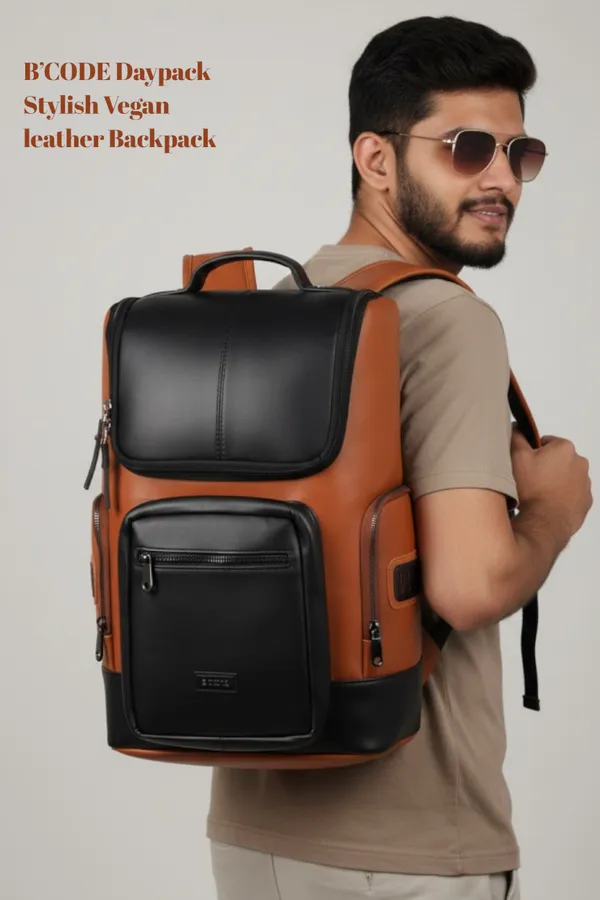 Black_Microfibre_Laptop_Backpack_With_Trolley_Sleeve_For_Unisex