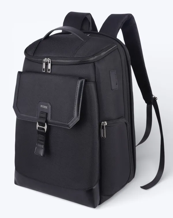 B'CODE_Duron_15.6_Inch_Premium_Laptop_Backpack_with_Cordura_Fabric_&_Vegan_Leather_Accents_for_Men_&_Women