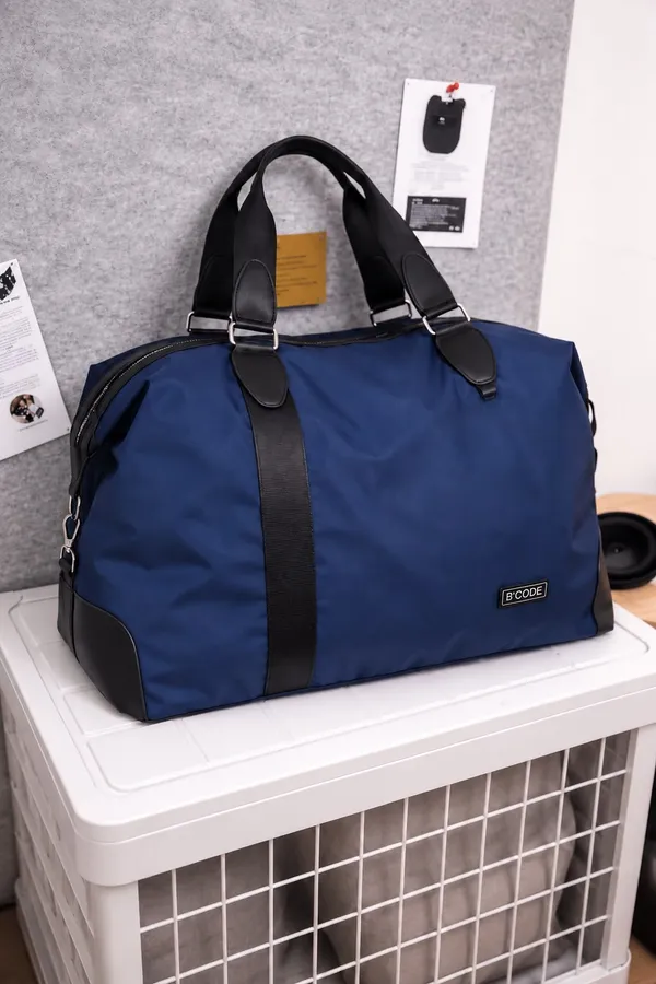 B'CODE_Stride_Lite_22-Inch_Expandable_Travel_Duffel_Bag_with_Trolley_Sleeve_&_Water-Resistant_Material_for_Men_&_Women