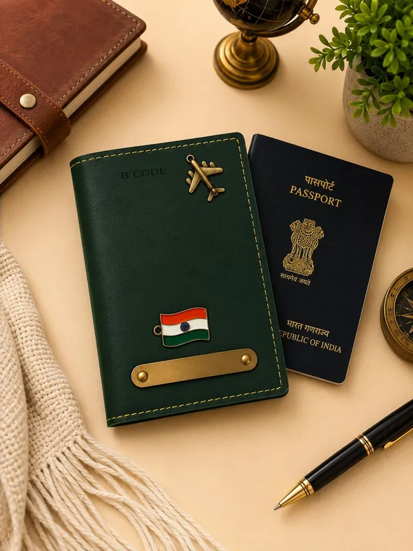 Personalized_Passport_Cover_for_Men_&_Women_–_Vegan_Leather_Travel_Passport_Holder_with_Card_Slots,_Custom_Name_Plate_&_Travel_Charm
