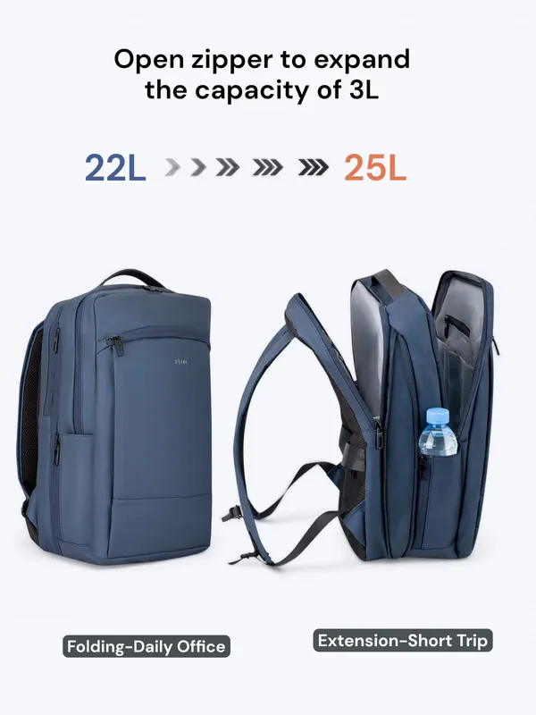 B’CODE_Pro-Axis_38L_Vegan_Leather_Laptop_Backpack_–_15.6_Inch,_Expandable,_Multi-Compartment