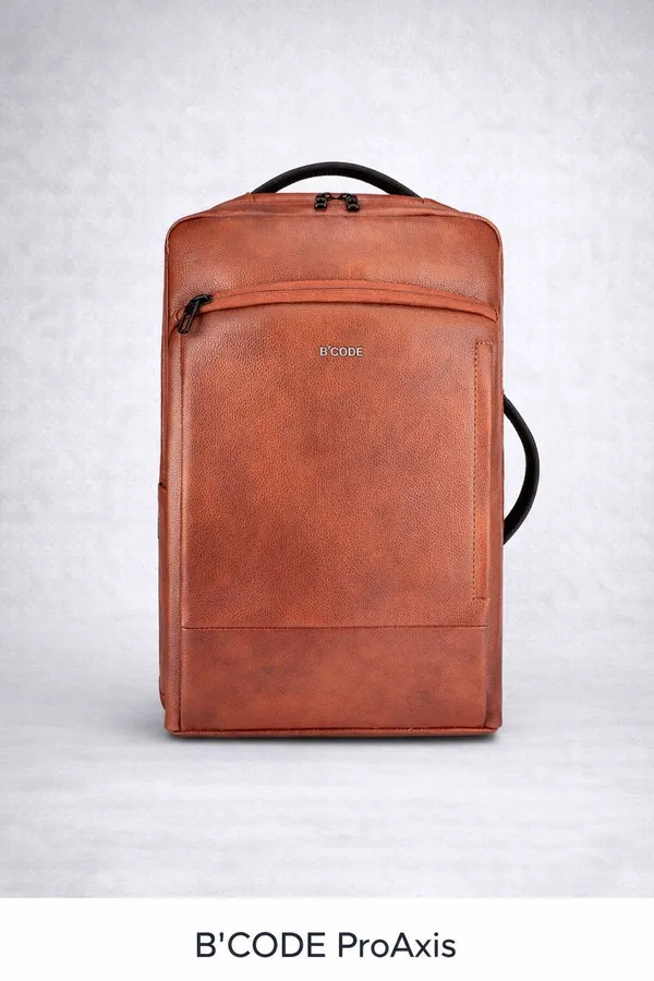 Pro_Axis_38L_Vegan_Leather_Laptop_Backpack_For_Men_And_Women_Expandable_Office_Bag_Fits_15.6_Inch_Laptop_Anti_Theft_Pocket_Multi_Compartment_Business_Backpack_1_Year_Warranty