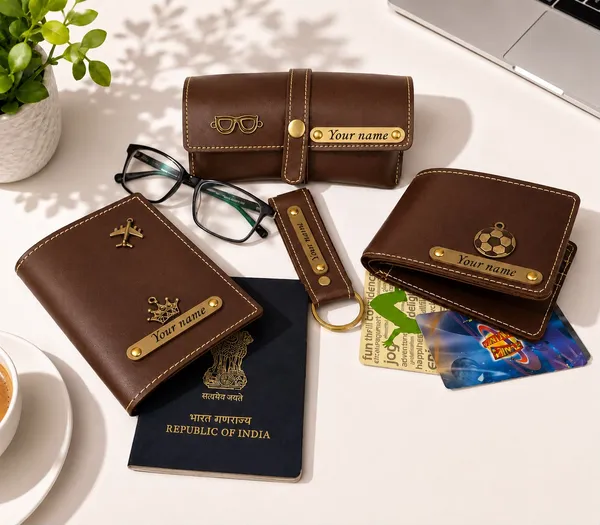 Dark_Brown_Personalized_Leather_Wallet_Gift_Set_With_Charm_For_Men