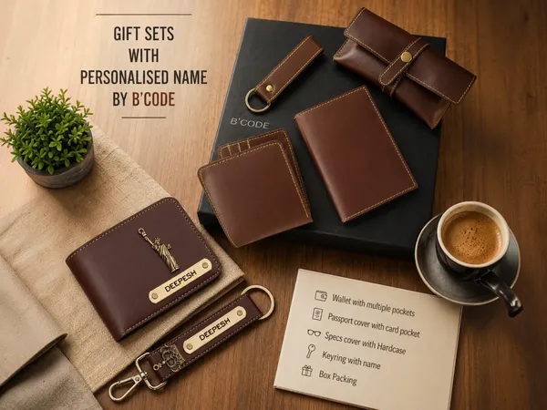 Dark_Brown_Personalized_Leather_Wallet_Gift_Set_With_Charm_For_Men