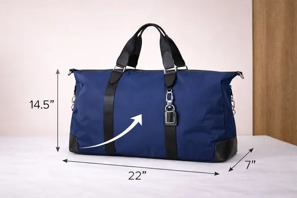 B'CODE_Stride_Lite_22-Inch_Expandable_Travel_Duffel_Bag_with_Trolley_Sleeve_&_Water-Resistant_Material_for_Men_&_Women