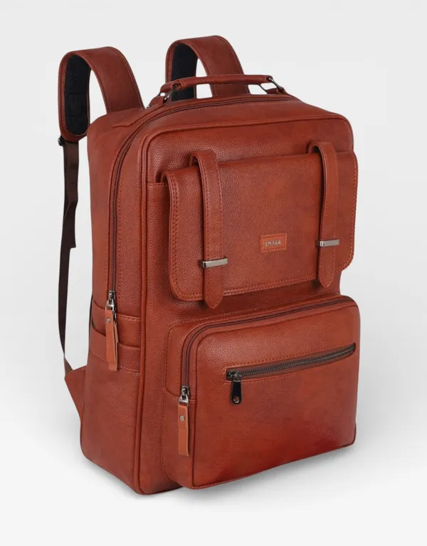 BCODE_Tan_Primepro_Laptop_Backpack_For_Unisex