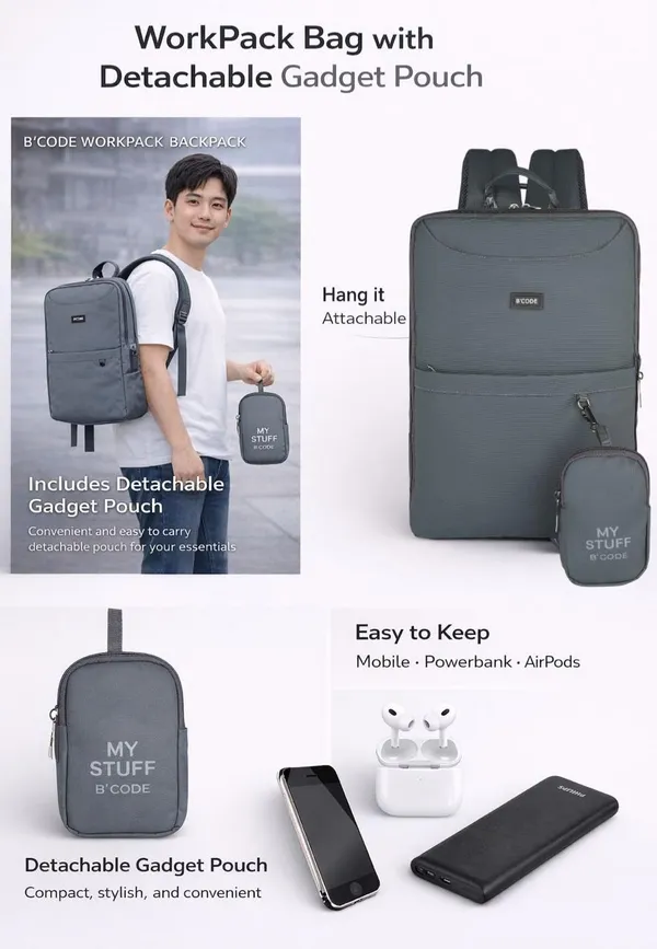 WorkPack_26L_Laptop_Backpack_with_Detachable_Gadget_Pouch_&_Expandable_Storage_–_Fits_15.5"_Laptop