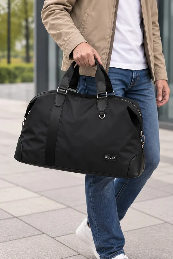 Stride_Lite_Expandable_Travel_Duffel_Bag_for_Men_&_Women_–_Oxford_Nylon_Water-Resistant_Weekender_Bag_with_Trolley_Sleeve,_4-Inch_Expandable_Capacity,_Waterproof_Lining,_Large_22-Inch_Overnight_Gym_&_Cabin_Luggage_Bag