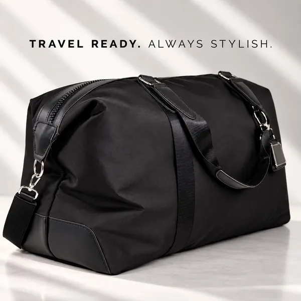 Stride_Lite_Expandable_Travel_Duffel_Bag_for_Men_&_Women_–_Oxford_Nylon_Water-Resistant_Weekender_Bag_with_Trolley_Sleeve,_4-Inch_Expandable_Capacity,_Waterproof_Lining,_Large_22-Inch_Overnight_Gym_&_Cabin_Luggage_Bag