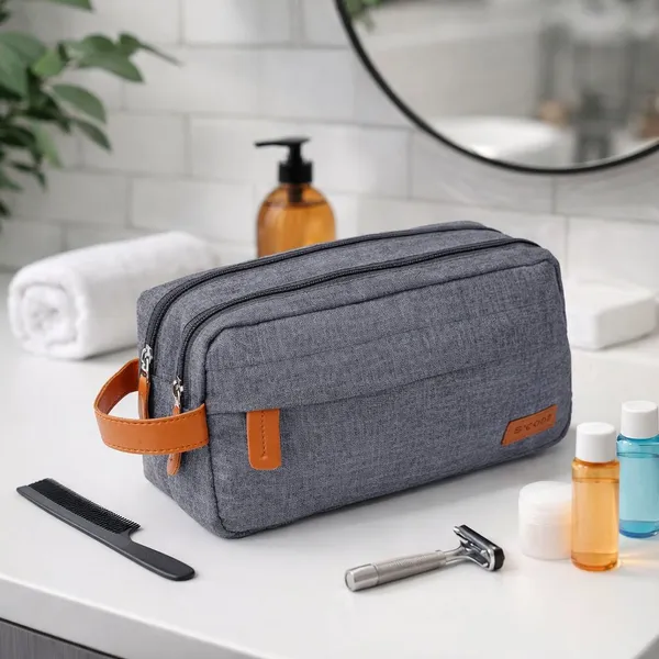 Grey_Travel_Toiletry_Bag_For_Unisex