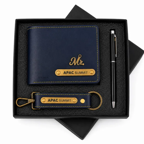 Blue_Leather_Wallet_Combo_Gift_Set_For_Men