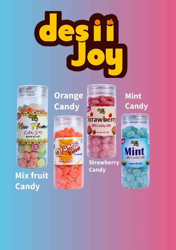 Orange_Candy_Mix_Fruit_Candy_Mint_Candy_Strawberry_Candy_Pack_Of_4