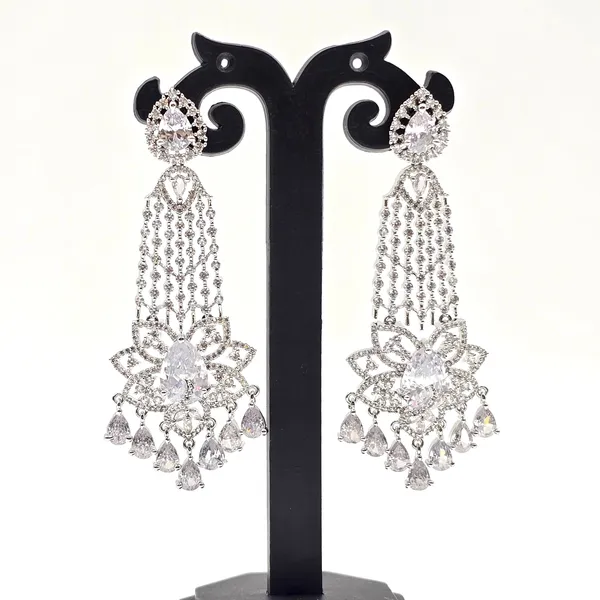 Silver_Brass_Cascade_Danglers_For_Women