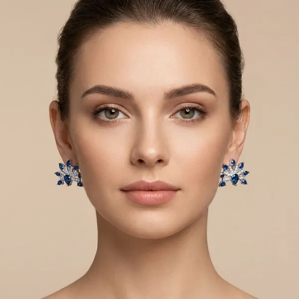 Blue_Brass_Aura_Studs_For_Women