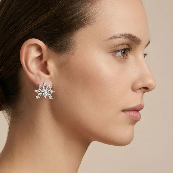 White_Brass_Aura_Studs_For_Women