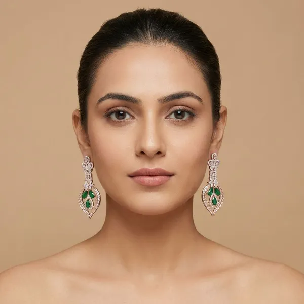 Multicolor_Brass_Ivy_Danglers_For_Women