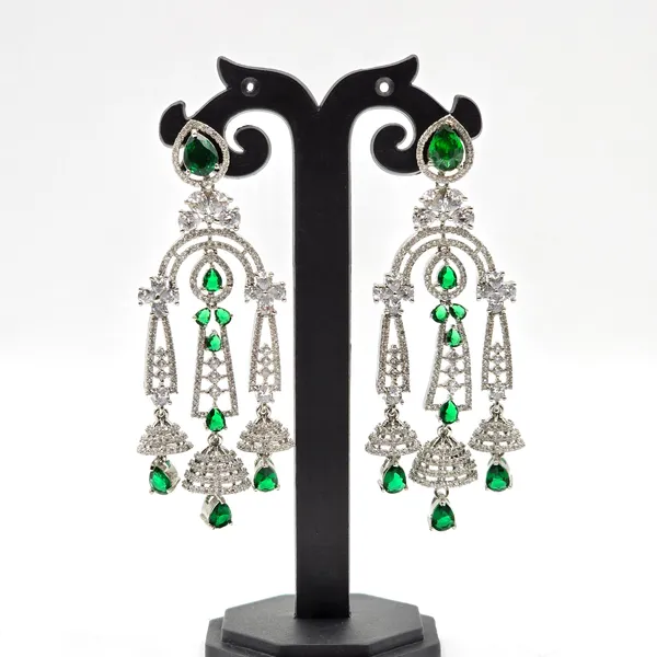 Silver_Brass_Verdant_Royale_Danglers_For_Women