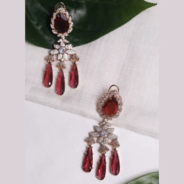 Multicolor_Brass_Fleur_Danglers_For_Women