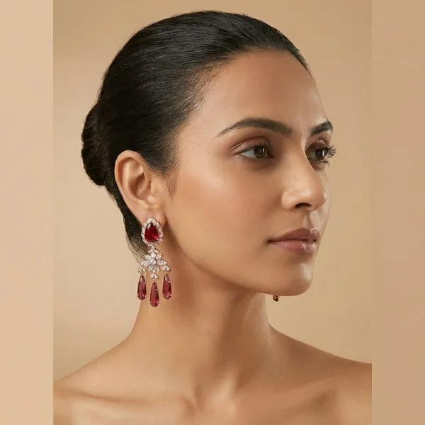 Multicolor_Brass_Fleur_Danglers_For_Women