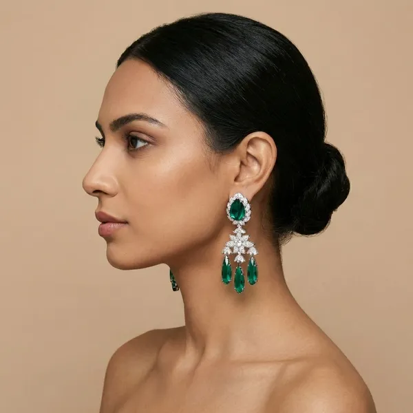 Multicolor_Brass_Fleur_Danglers_For_Women