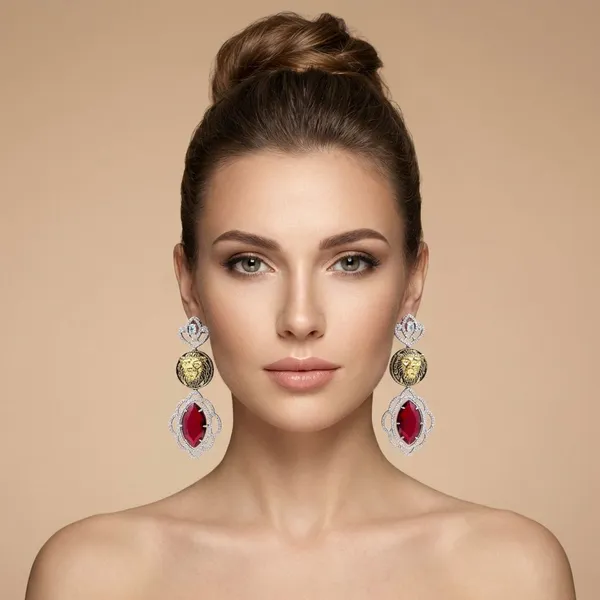 Red_Brass_Singhaali_Earrings_For_Women