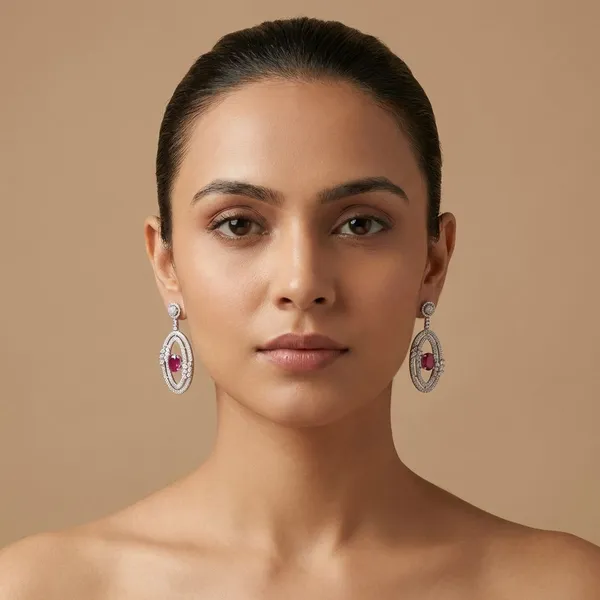 Pink_Multicolor_Brass_Twilight_Trail_Drops_Ruby_For_Women